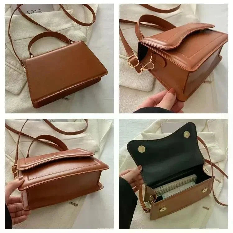 Bolso Transversal Feminino com Design Estruturado Modelo Belle Époque